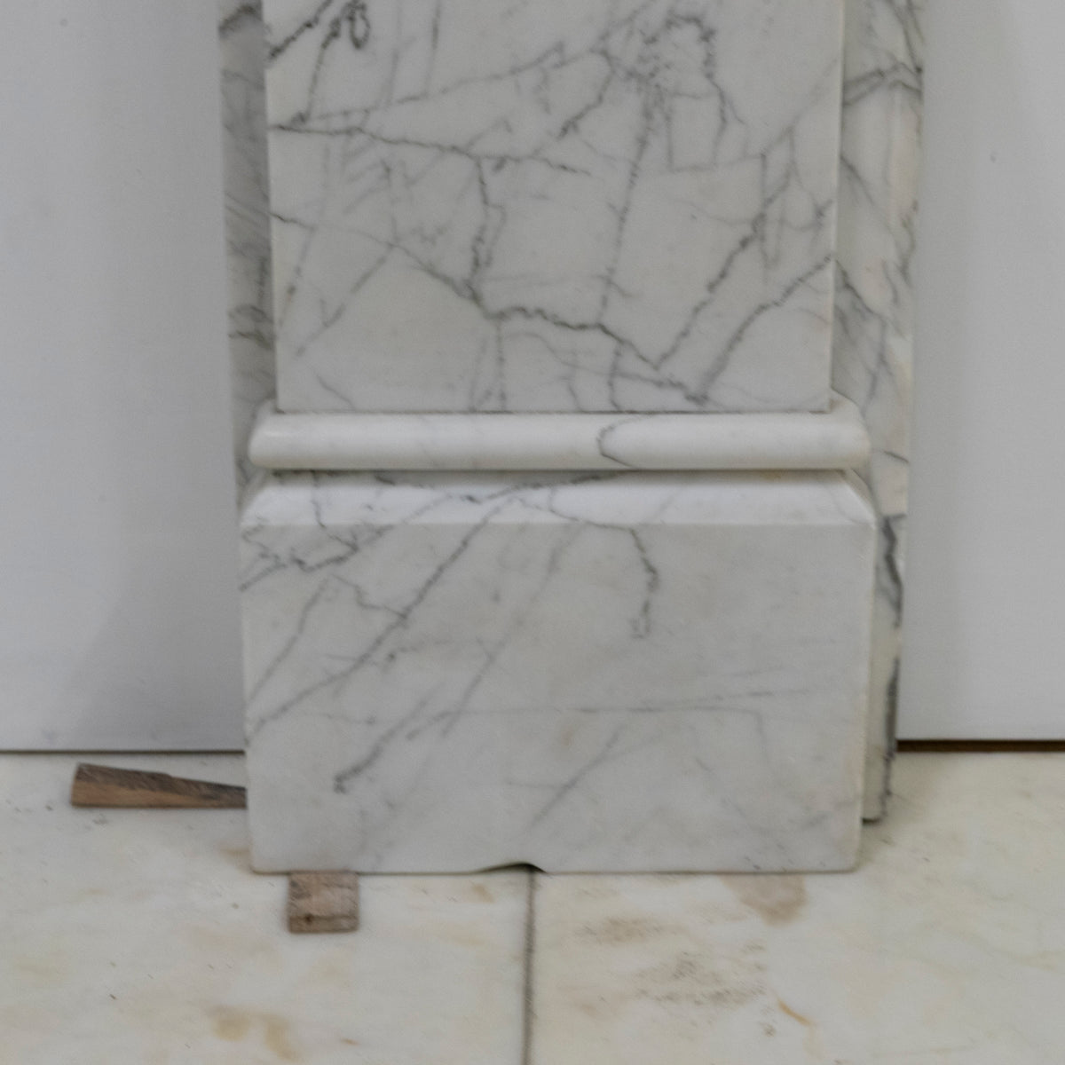 Antique Fireplace Surround With Sienna Marble Columns | The Architectural Forum