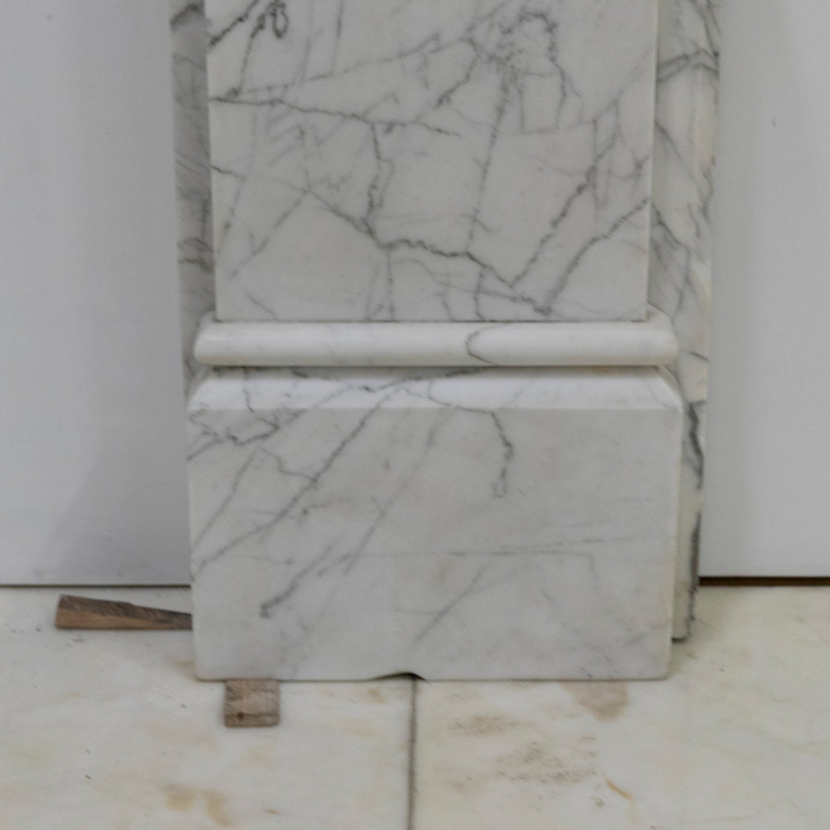 Antique Fireplace Surround With Sienna Marble Columns | The Architectural Forum