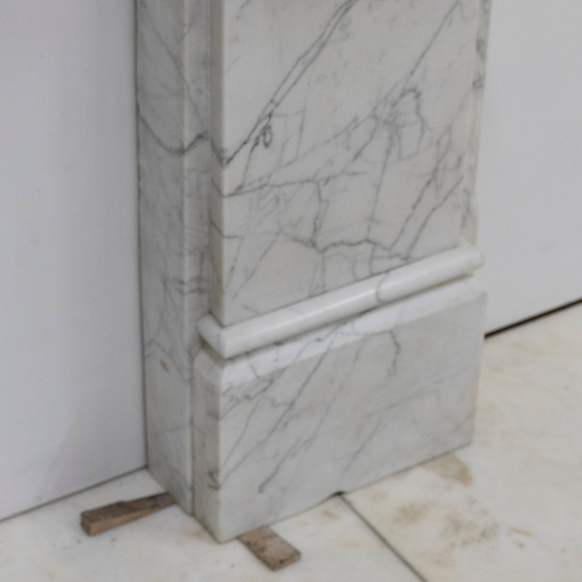 Antique Fireplace Surround With Sienna Marble Columns | The Architectural Forum