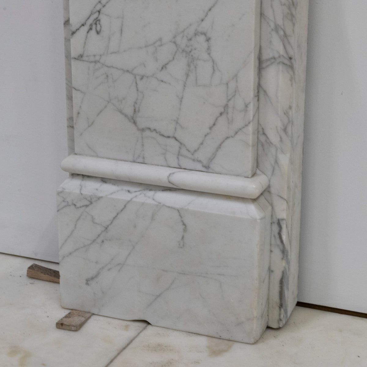 Antique Fireplace Surround With Sienna Marble Columns | The Architectural Forum