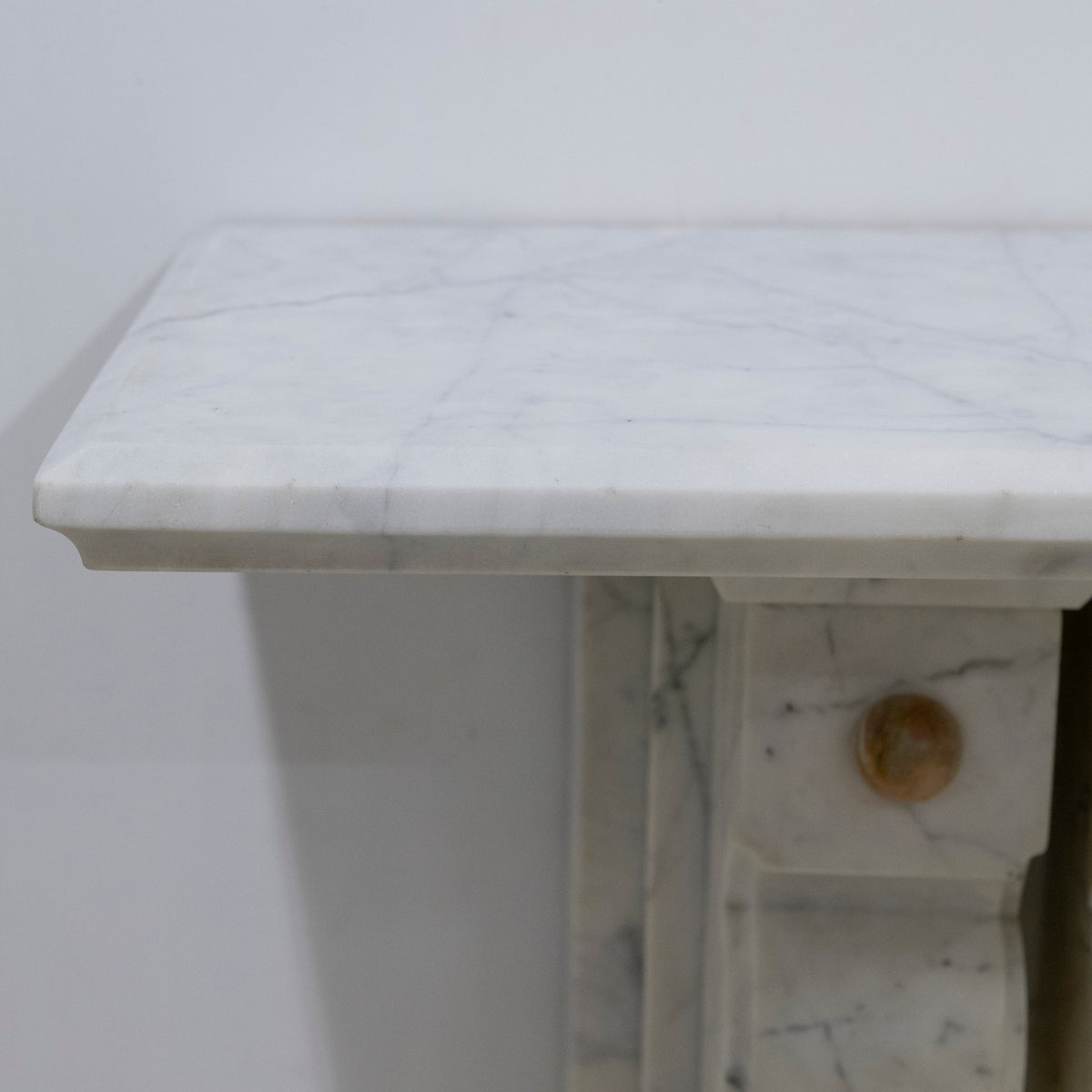 Antique Fireplace Surround With Sienna Marble Columns | The Architectural Forum