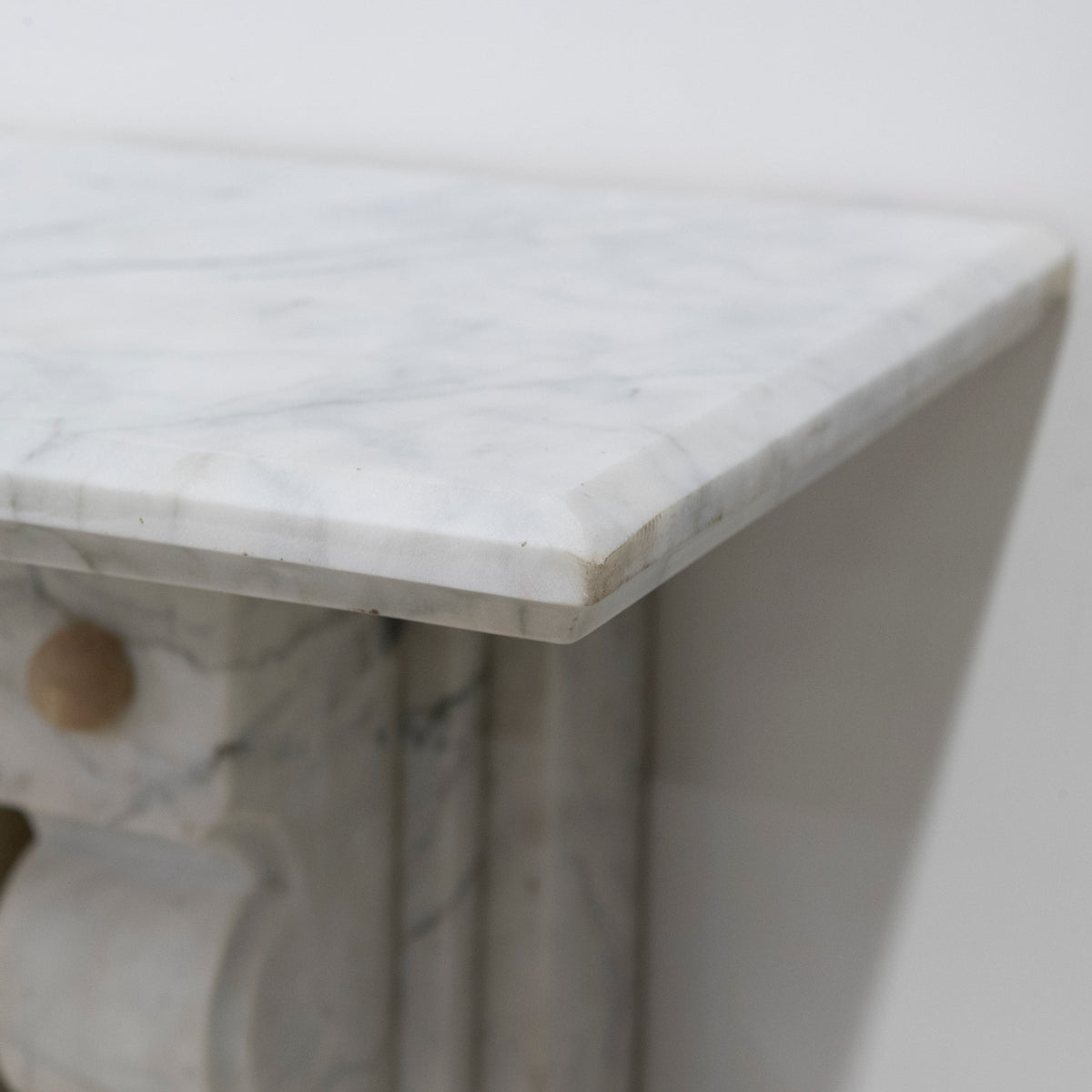 Antique Fireplace Surround With Sienna Marble Columns | The Architectural Forum