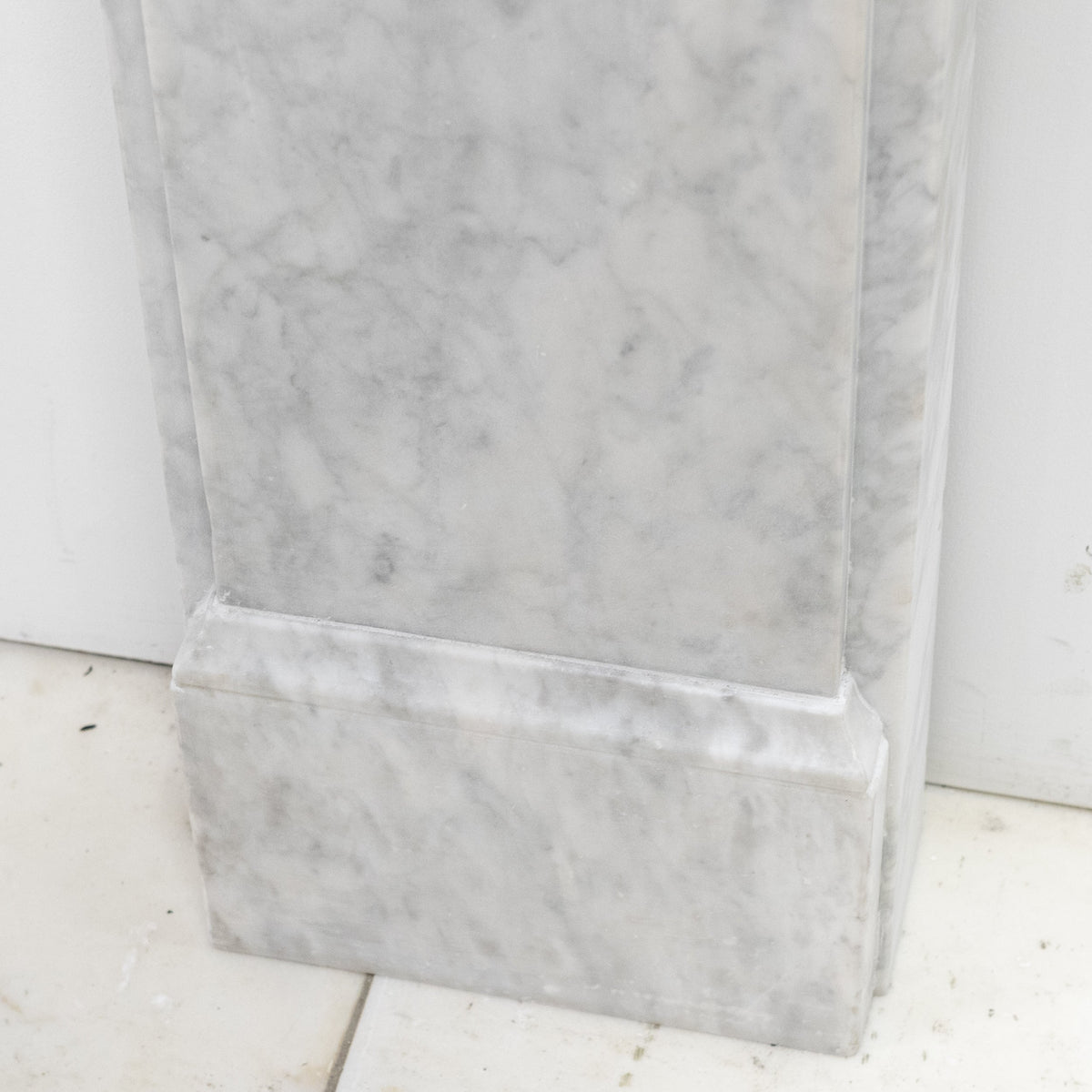 Antique Victorian Carrara Marble Fireplace Surround with Corbels | The Architectural Forum
