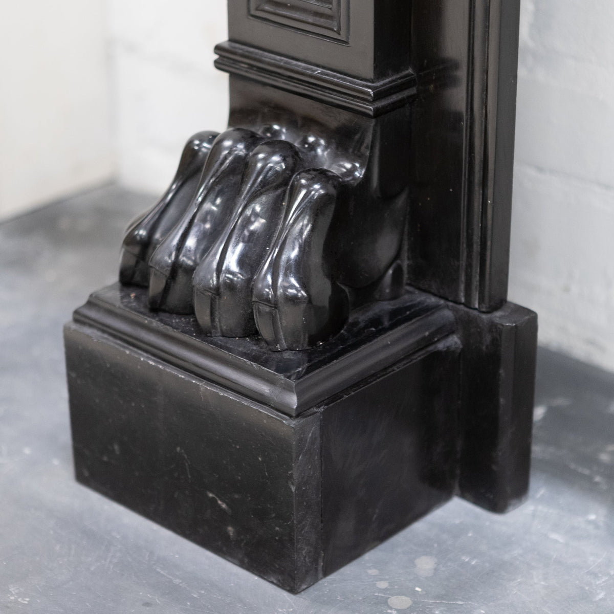 Antique Black Belgian Marble Napoleon III Style Fire Surround | The Architectural Forum