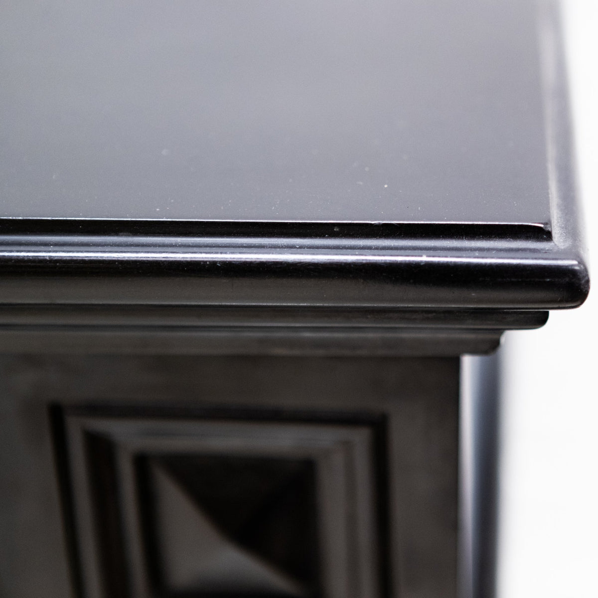Antique Black Belgian Marble Napoleon III Style Fire Surround | The Architectural Forum