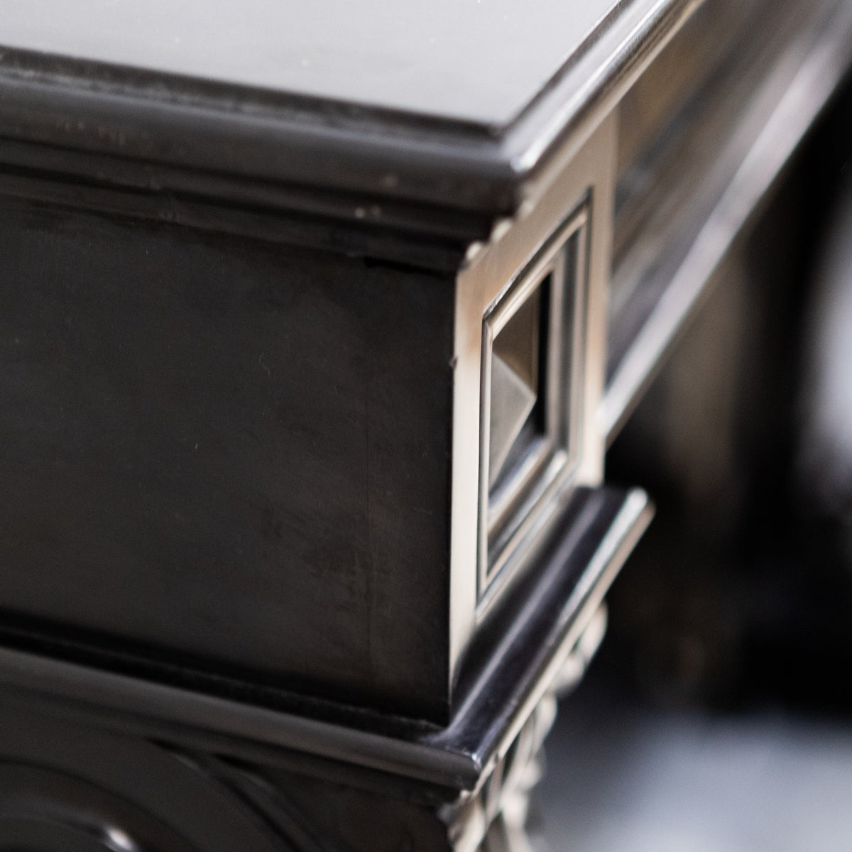 Antique Black Belgian Marble Napoleon III Style Fire Surround | The Architectural Forum