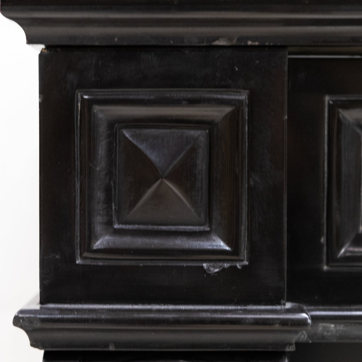 Antique Black Belgian Marble Napoleon III Style Fire Surround | The Architectural Forum