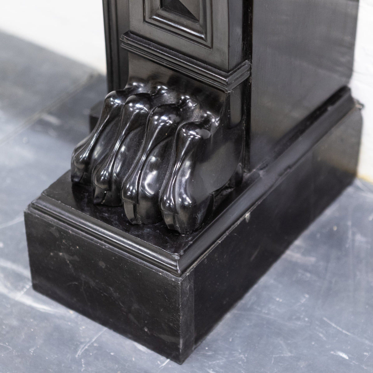 Antique Black Belgian Marble Napoleon III Style Fire Surround | The Architectural Forum
