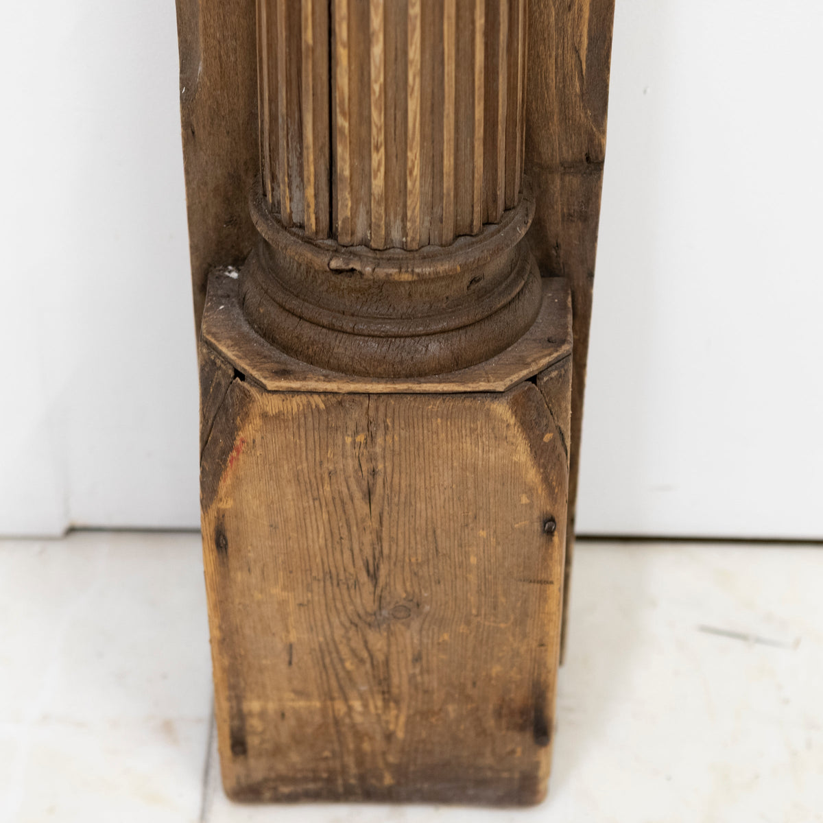 Antique Carved Oak &amp; Pine Jacobean Style Fireplace Surround | The Architectural Forum