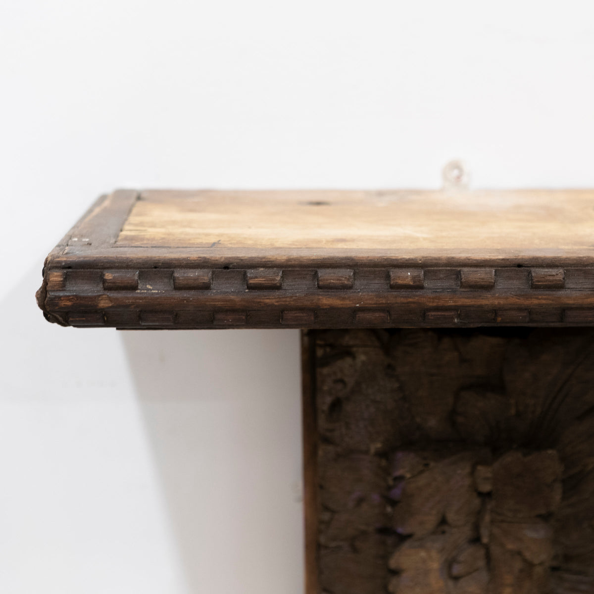 Antique Carved Oak &amp; Pine Jacobean Style Fireplace Surround | The Architectural Forum