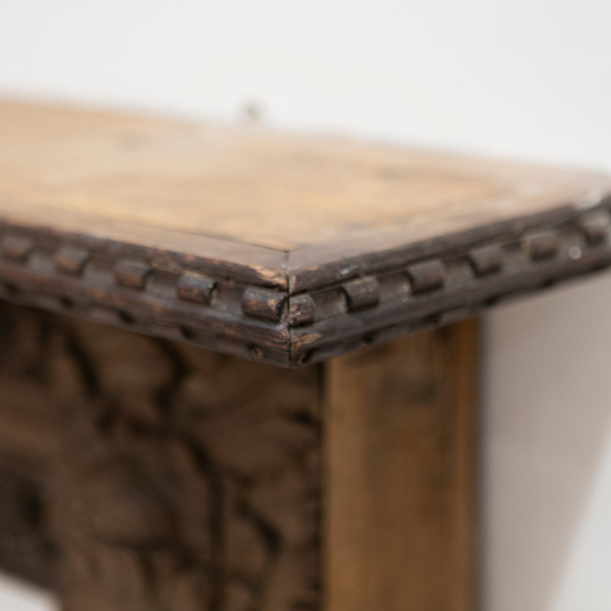 Antique Carved Oak &amp; Pine Jacobean Style Fireplace Surround | The Architectural Forum