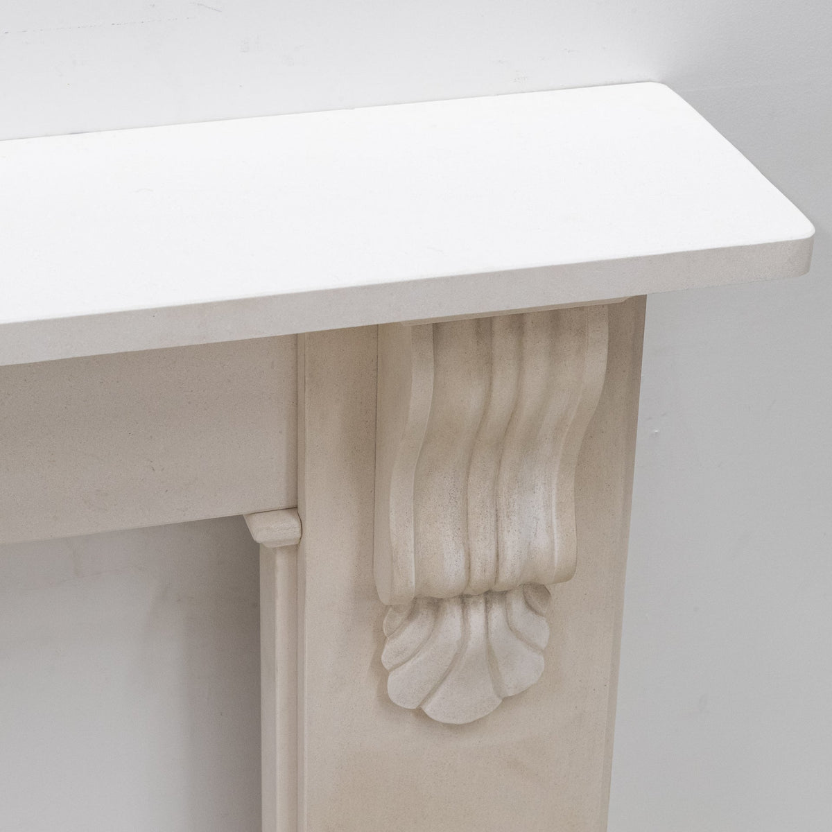 Reclaimed Victorian Style Carved Limestone Surround with Corbels | The Architectural Forum