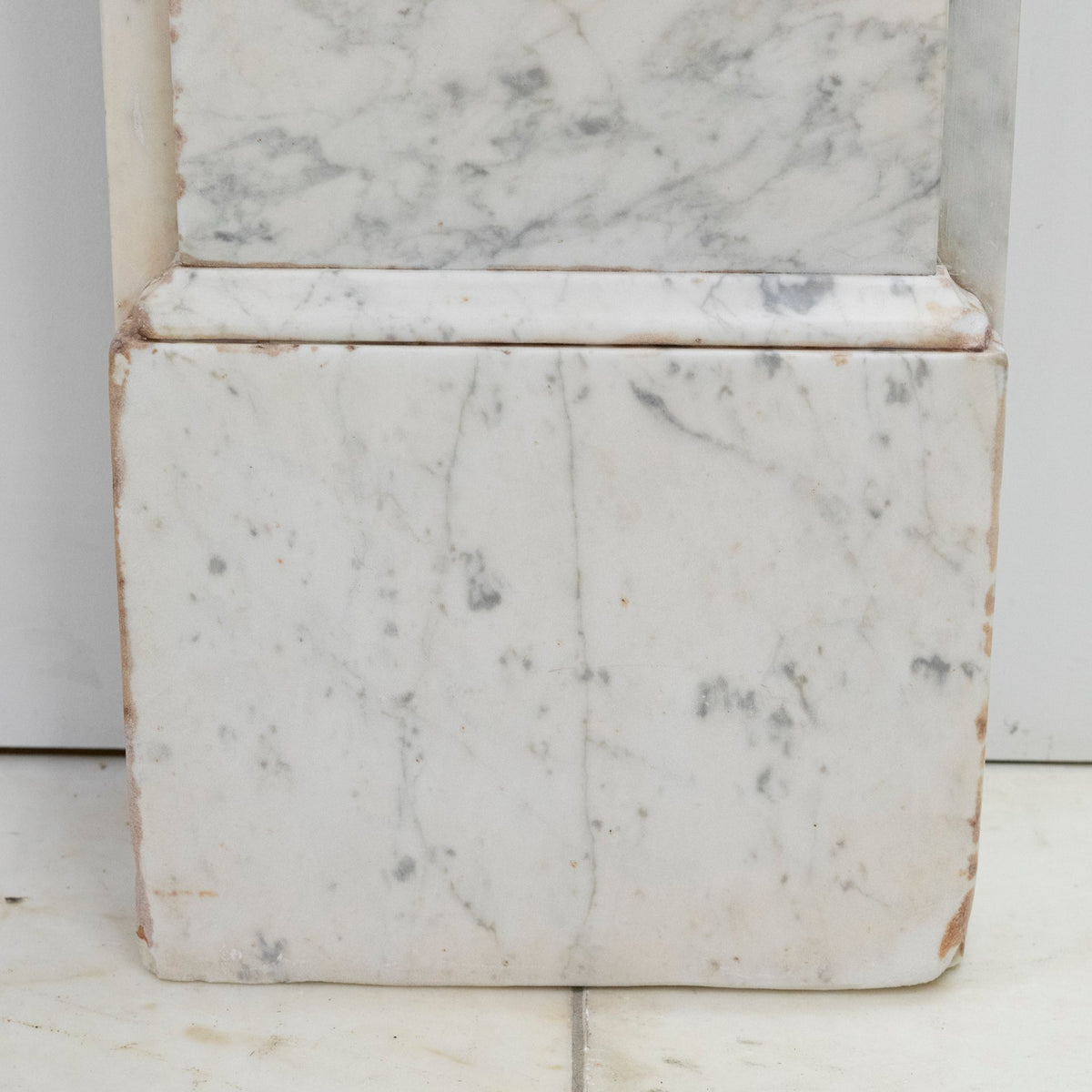 Large Antique Victorian Pencilvein Marble Corbel Fireplace Surround | The Architectural Forum