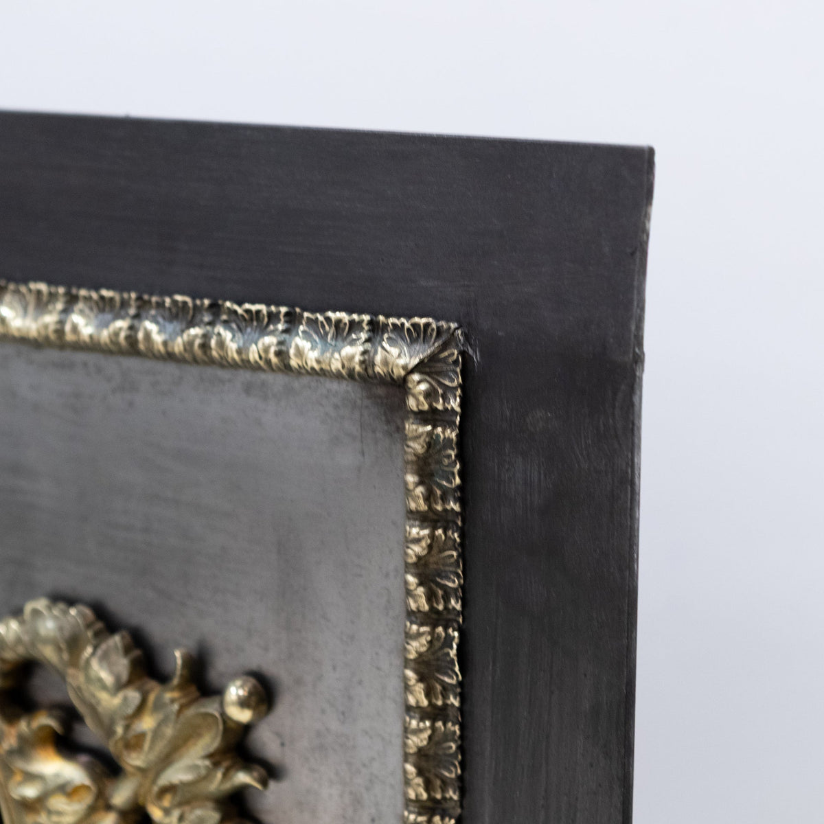 Antique Georgian Polished Hob Grate with Brass Mounts | The Architectural Forum