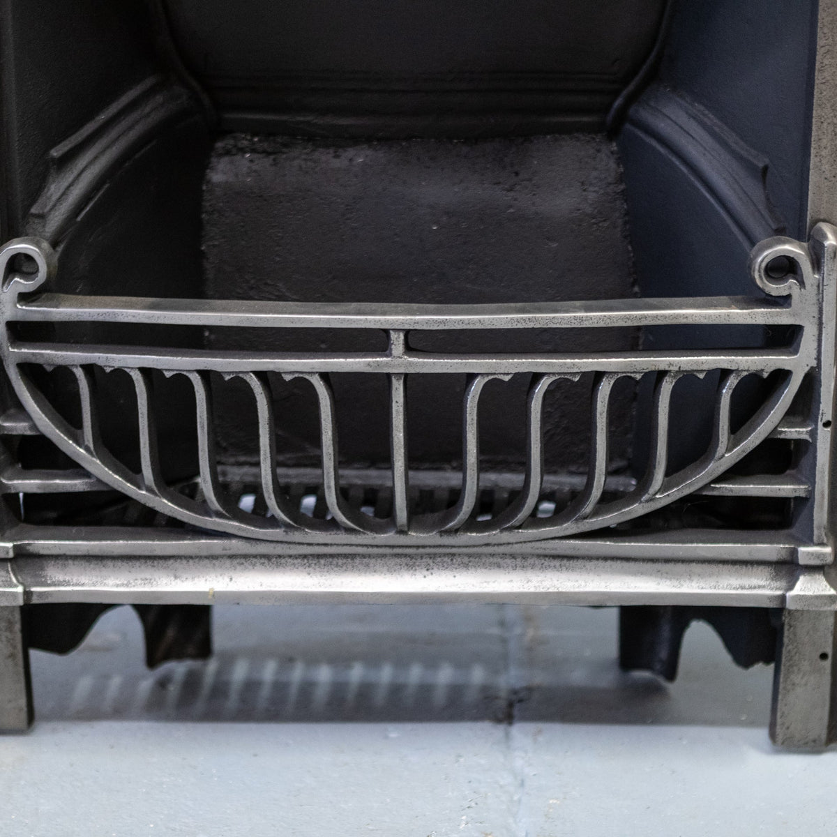 Antique Polished Art Nouveau Combination Fireplace With Tiles | The Architectural Forum