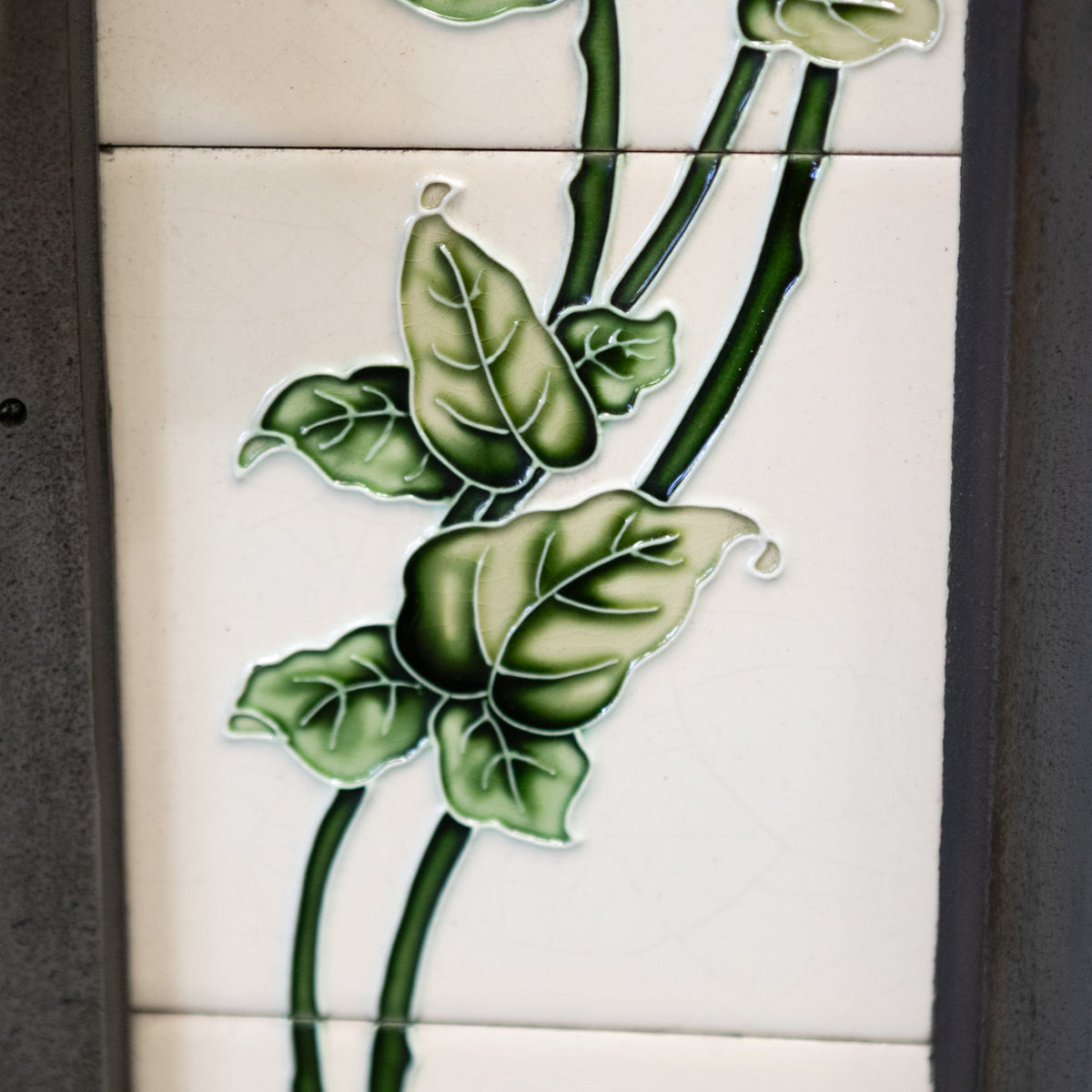 Antique Polished Art Nouveau Combination Fireplace With Tiles | The Architectural Forum