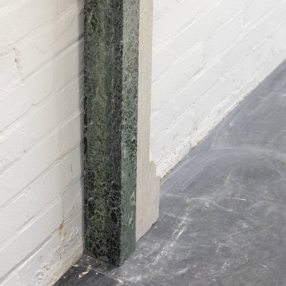 Early 20th Century Portland Stone &amp; Verdi Marble Fireplace Surround | The Architectural Forum