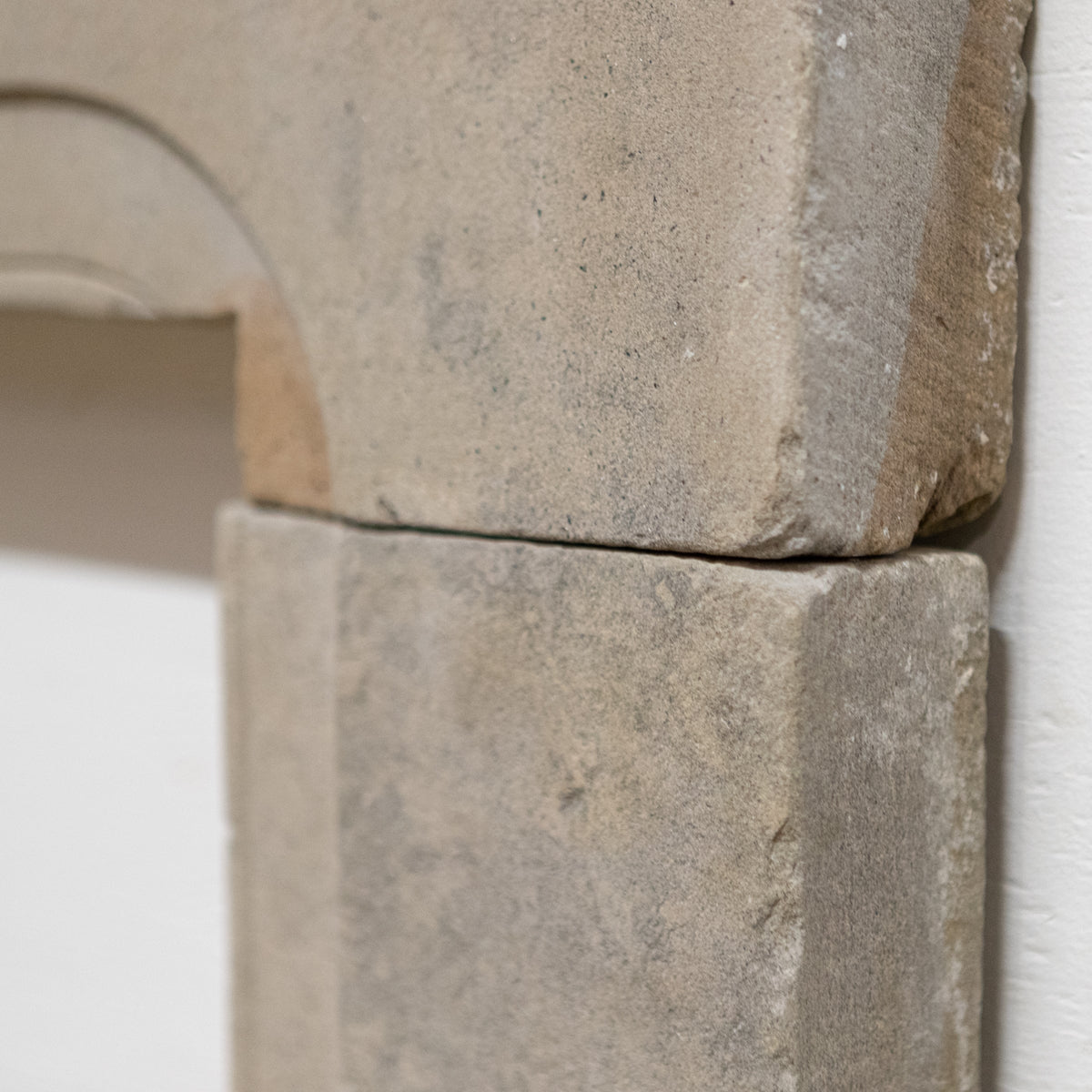 Rare Antique Queen Anne Stone Fireplace Surround | The Architectural Forum