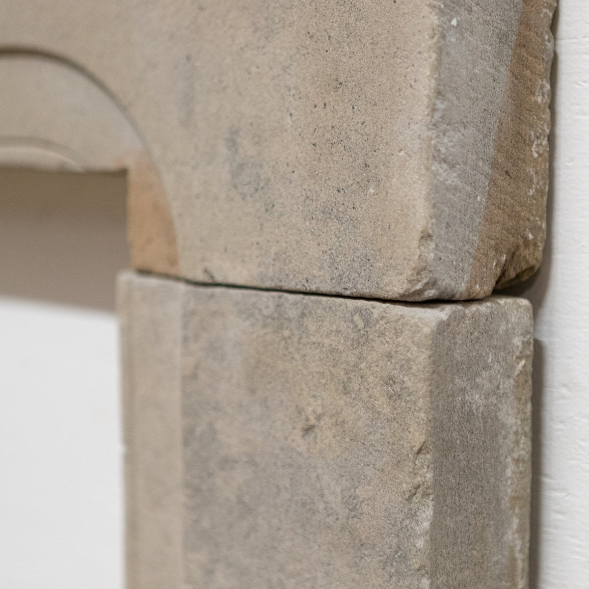 Rare Antique Queen Anne Stone Fireplace Surround | The Architectural Forum