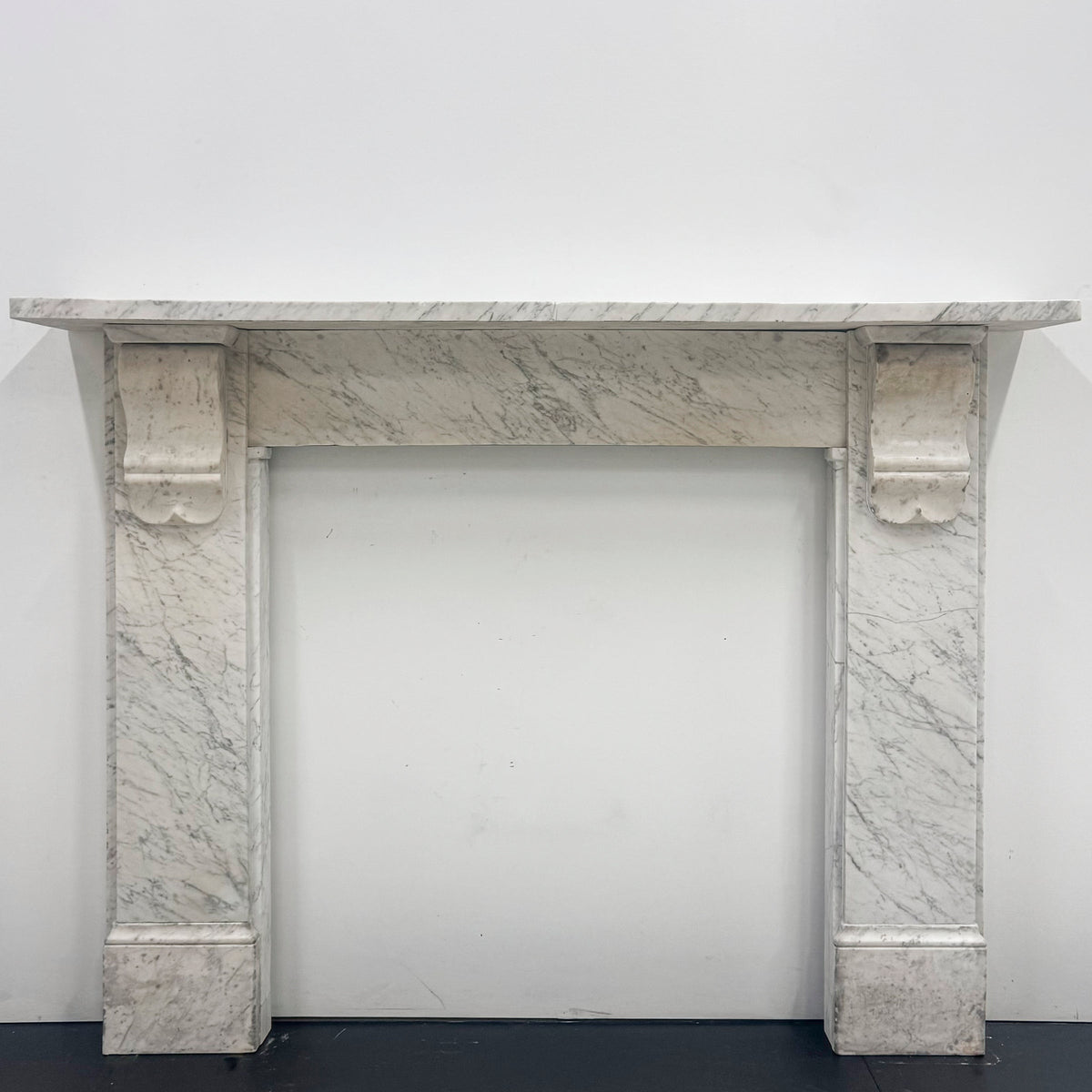 Antique Carrara Marble Surround with Corbels | The Architectural Forum