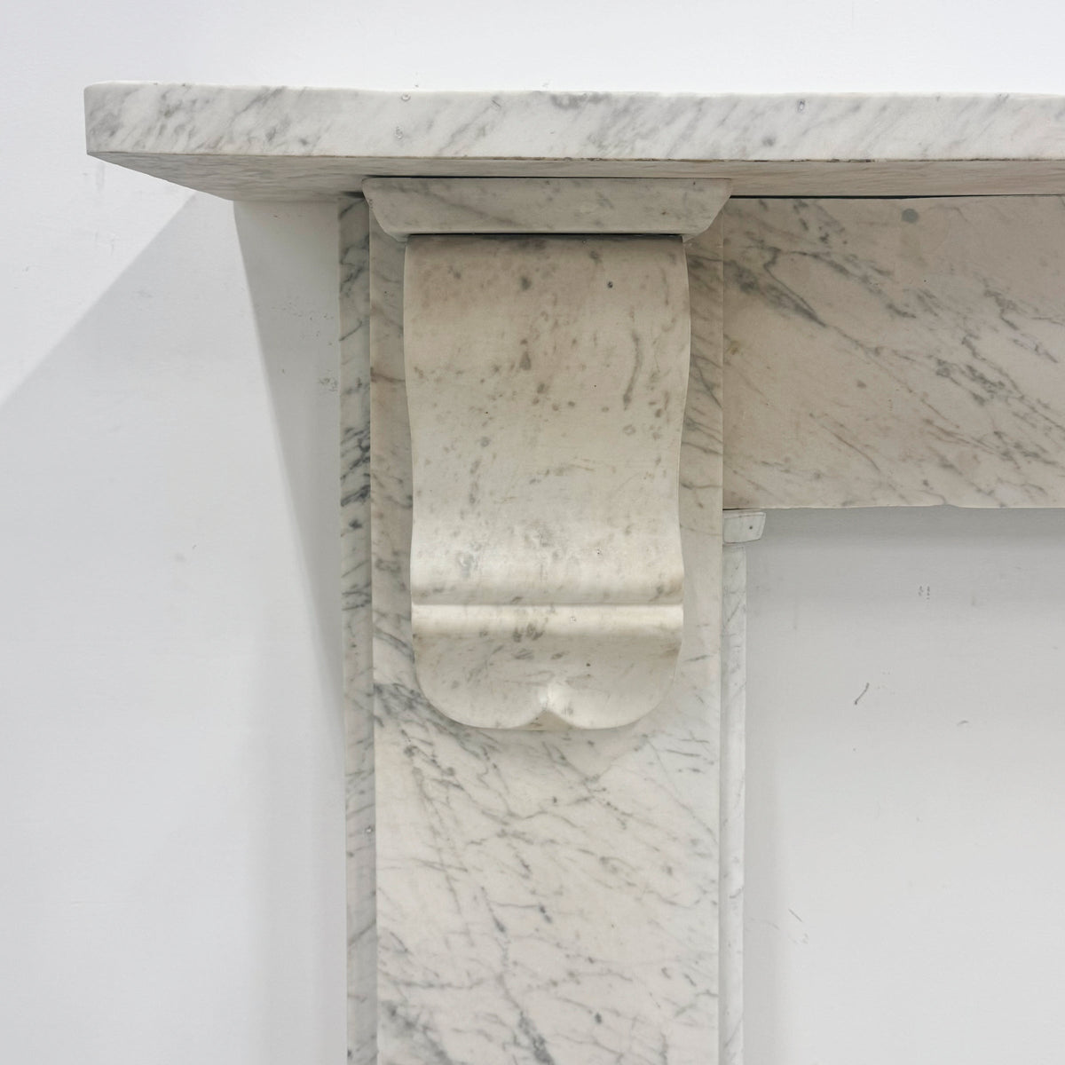 Antique Carrara Marble Surround with Corbels | The Architectural Forum