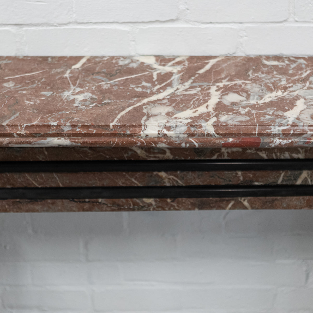 Antique Edwardian Rouge Royal Red Marble Fireplace | The Architectural Forum