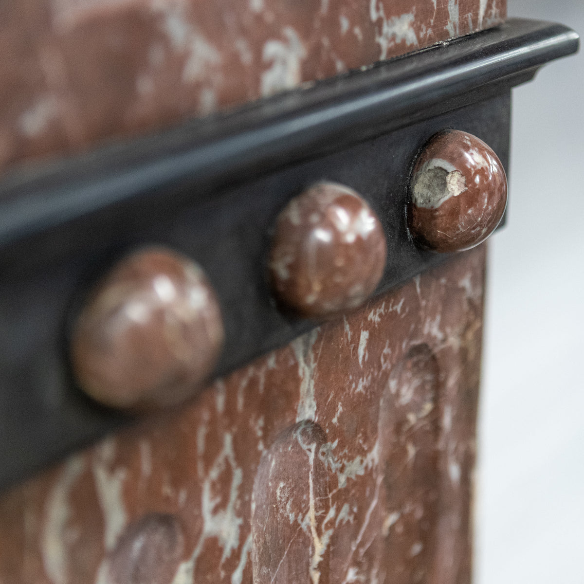 Antique Edwardian Rouge Royal Red Marble Fireplace | The Architectural Forum