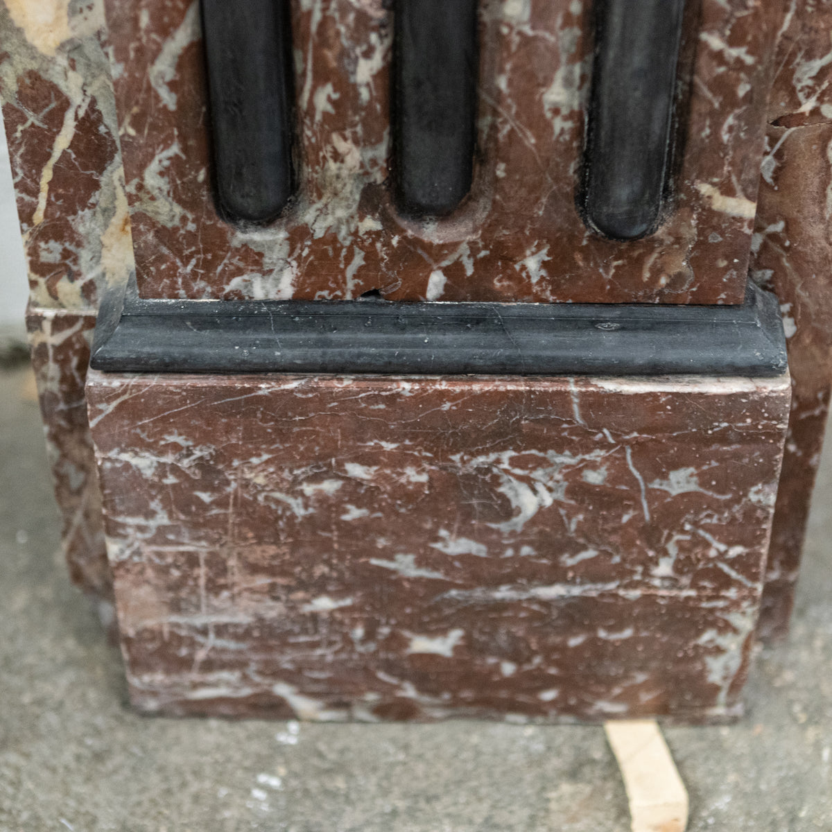 Antique Edwardian Rouge Royal Red Marble Fireplace | The Architectural Forum