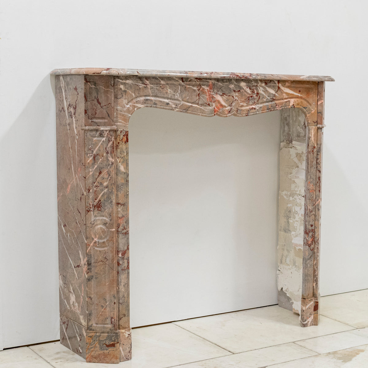 Antique French Style Louis Pompadour ashburton Marble Fireplace | The Architectural Forum
