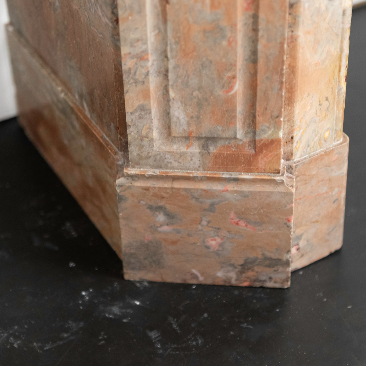 Antique French Style Louis Pompadour Breche Marble Fireplace | The Architectural Forum