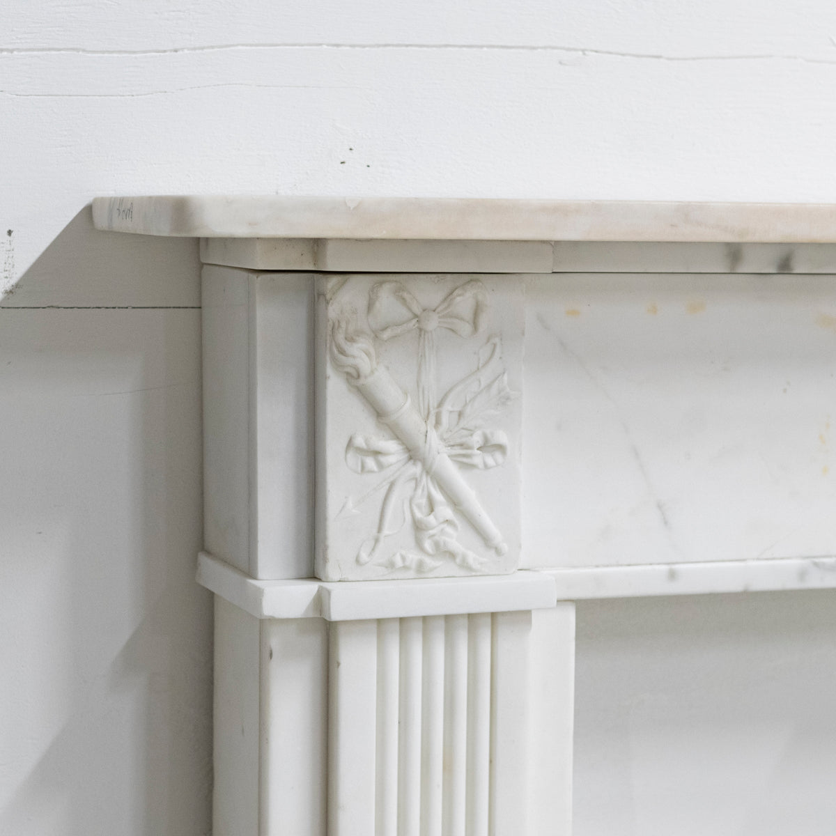 Antique Regency Statuary Marble Fireplace Surround | The Architectural Forum