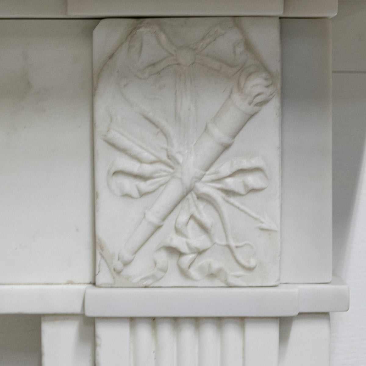 Antique Regency Statuary Marble Fireplace Surround | The Architectural Forum