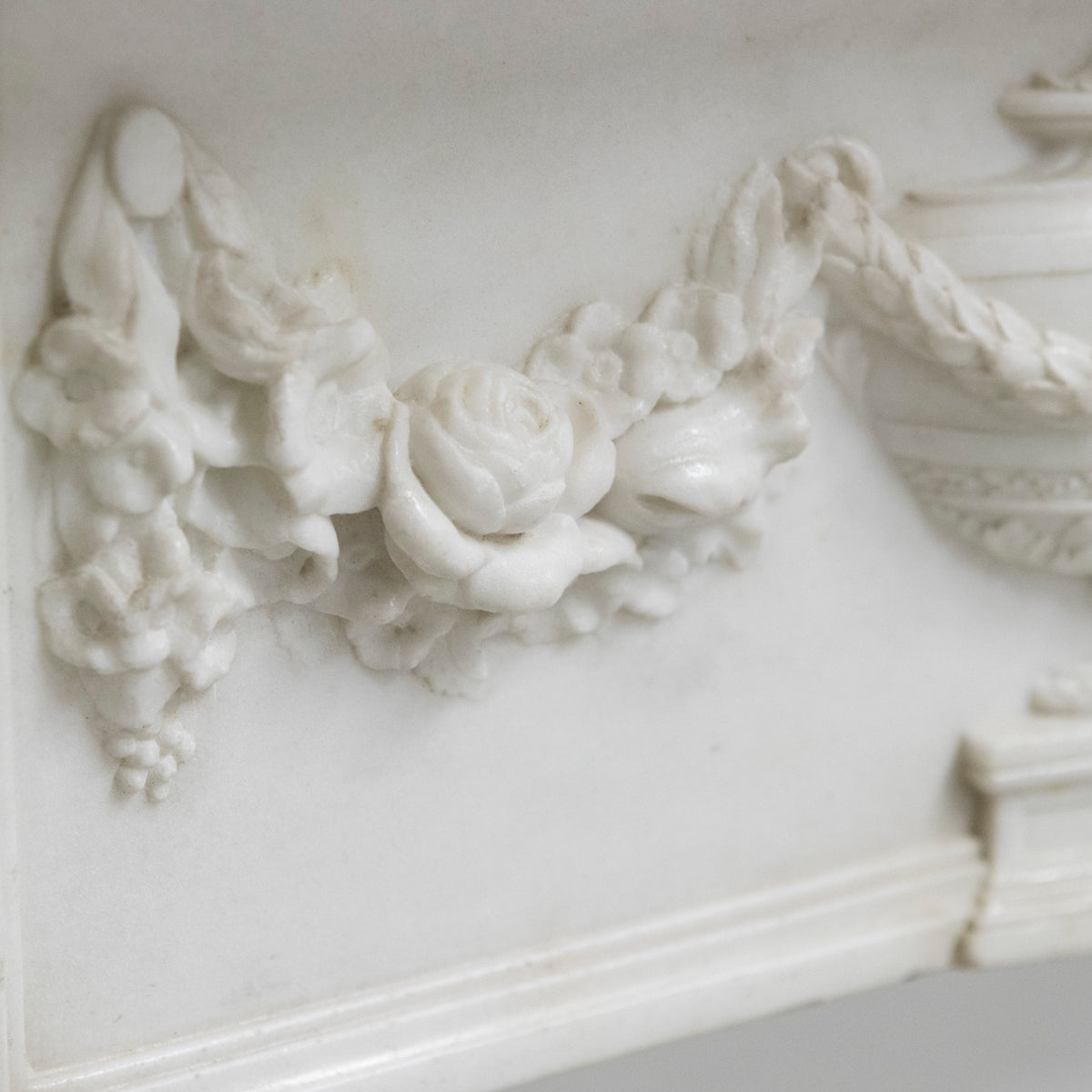 Antique Regency Statuary Marble Fireplace Surround | The Architectural Forum