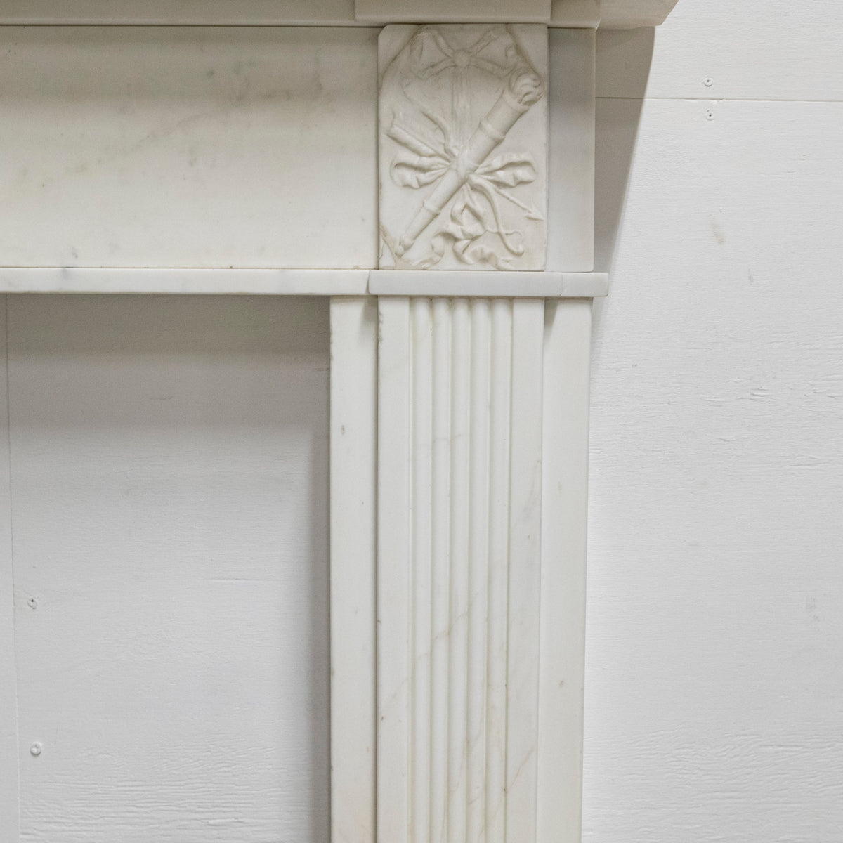 Antique Regency Statuary Marble Fireplace Surround | The Architectural Forum