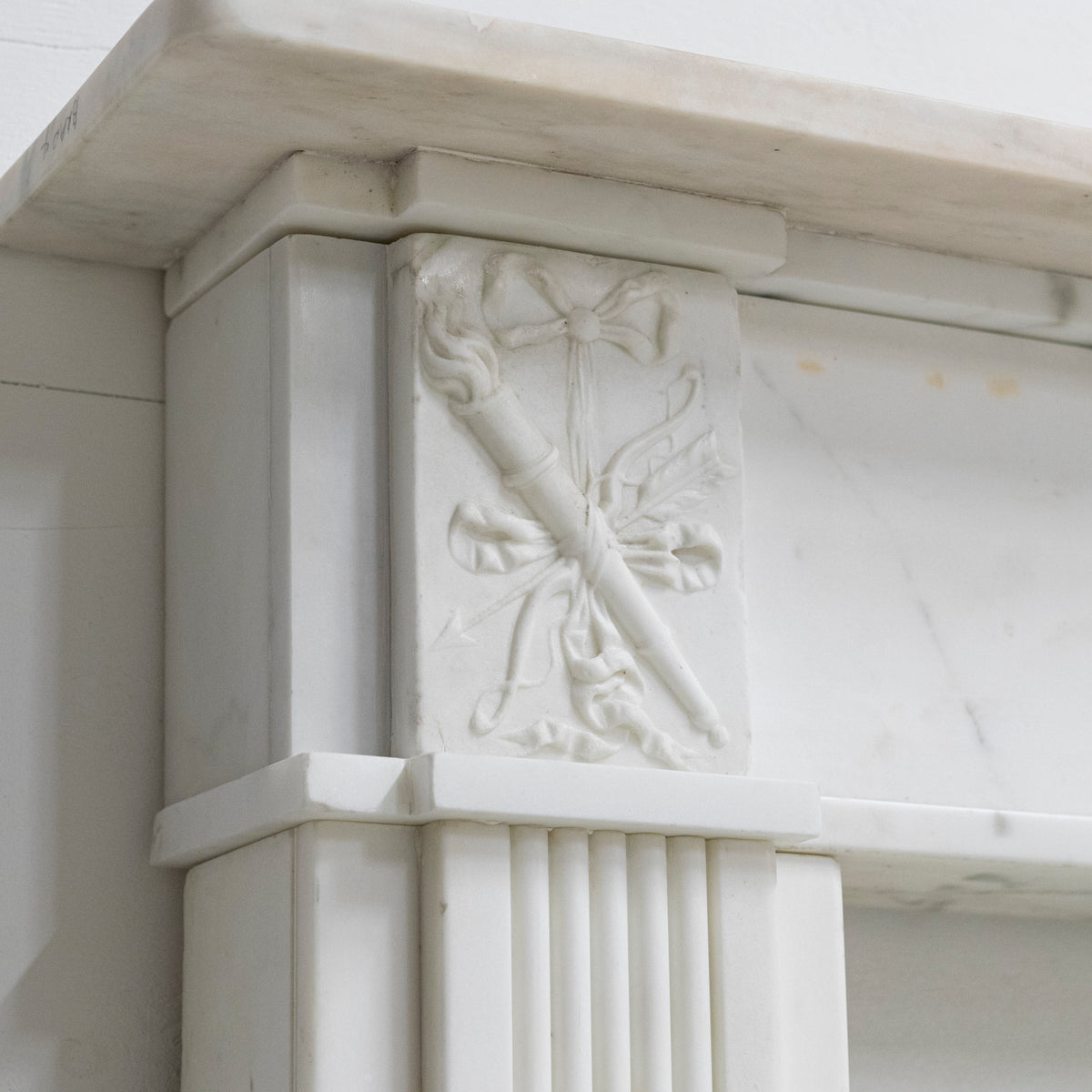Antique Regency Statuary Marble Fireplace Surround | The Architectural Forum