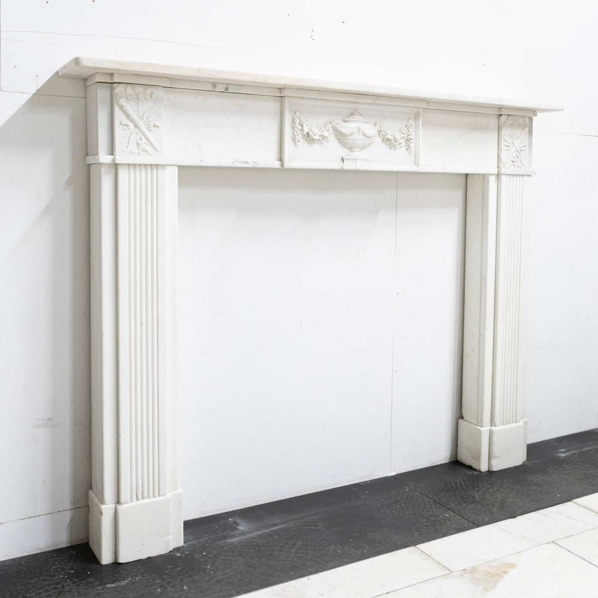 Antique Regency Statuary Marble Fireplace Surround | The Architectural Forum