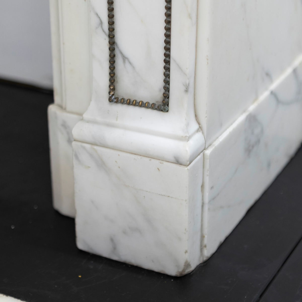 Antique Regency Fireplace Surround with Brass Details | The Architectural Forum