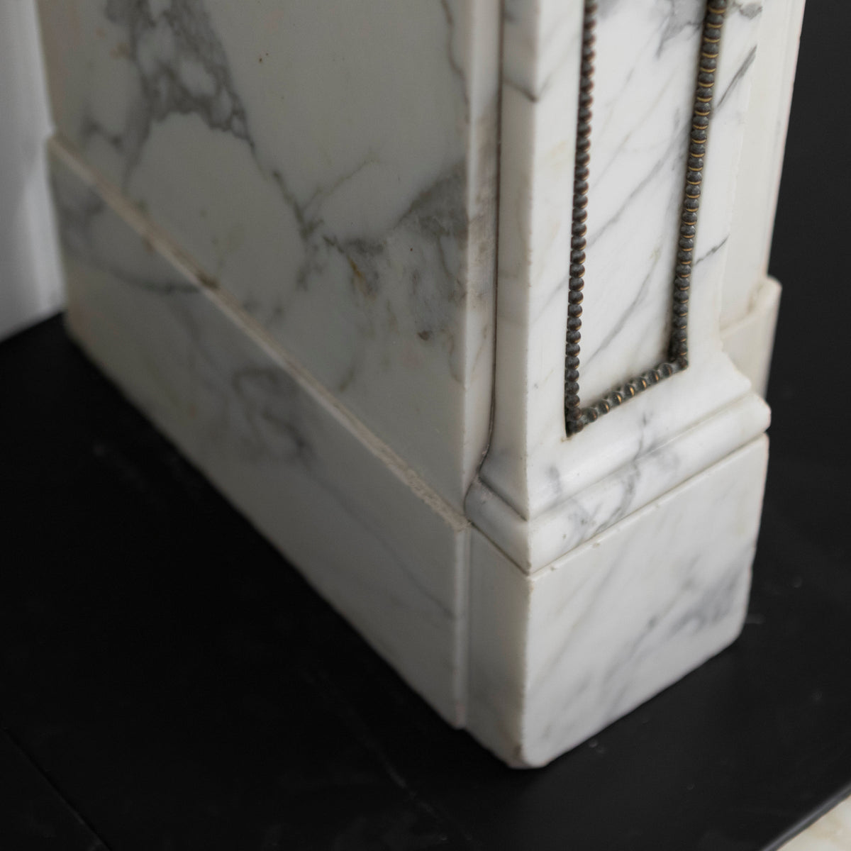 Antique Regency Fireplace Surround with Brass Details | The Architectural Forum