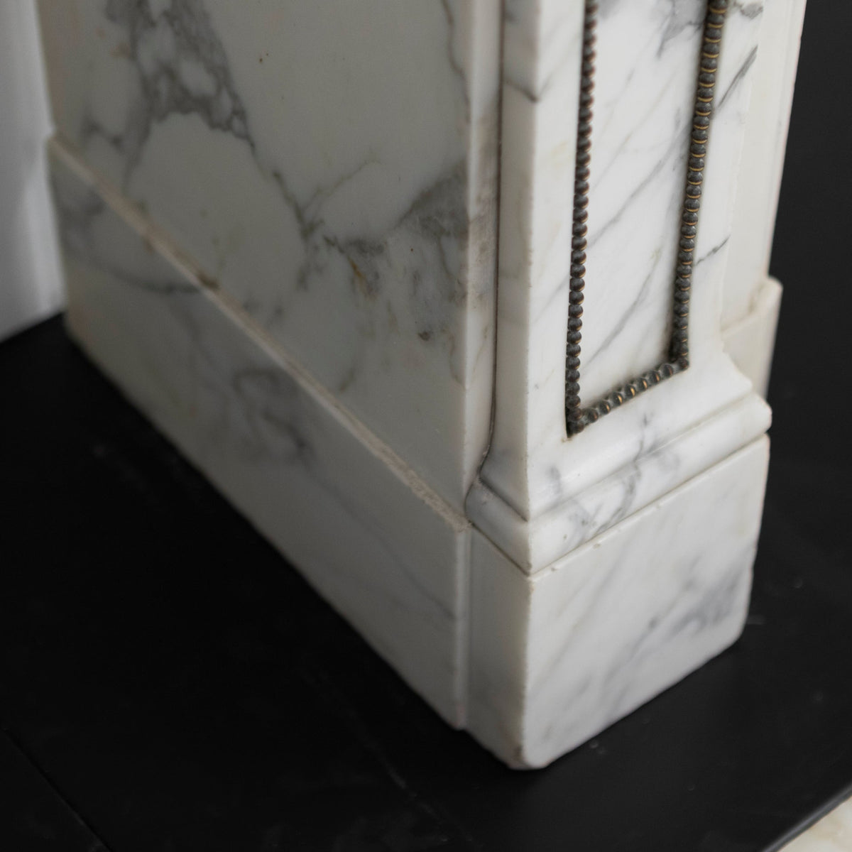 Antique Regency Fireplace Surround with Brass Details | The Architectural Forum
