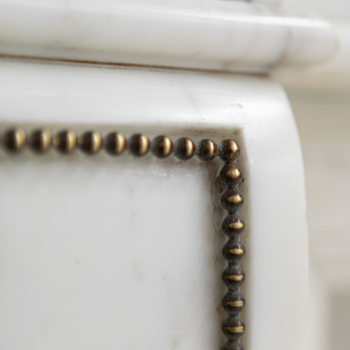 Antique Regency Fireplace Surround with Brass Details | The Architectural Forum