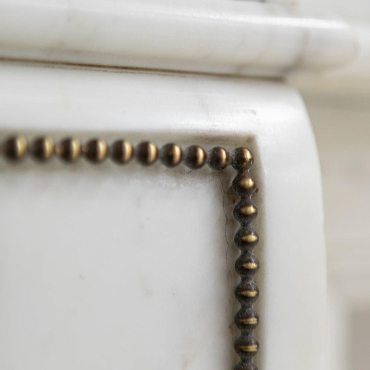 Antique Regency Fireplace Surround with Brass Details | The Architectural Forum