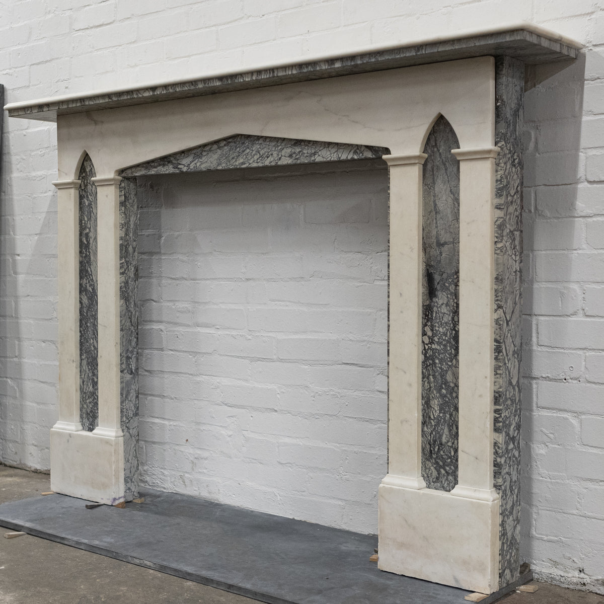 Antique English Regency Marble Fireplace Surround | Gothic | The Architectural Forum