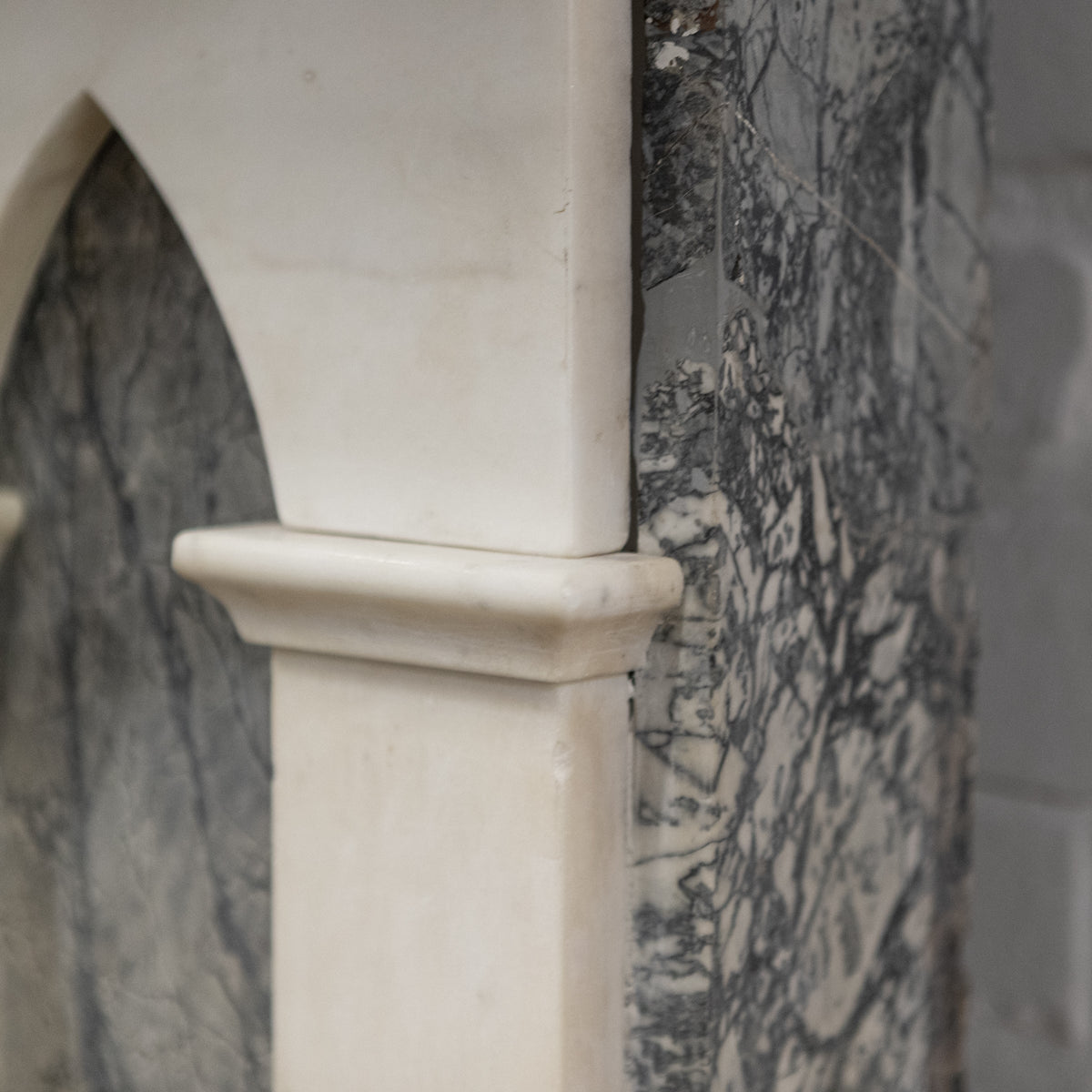 Antique English Regency Marble Fireplace Surround | Gothic | The Architectural Forum