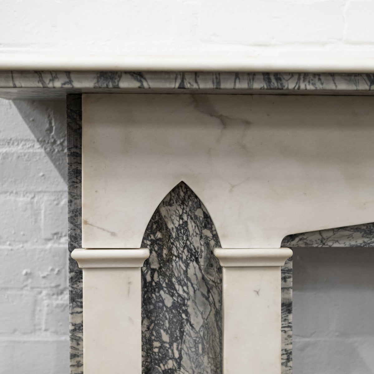 Antique English Regency Marble Fireplace Surround | Gothic | The Architectural Forum
