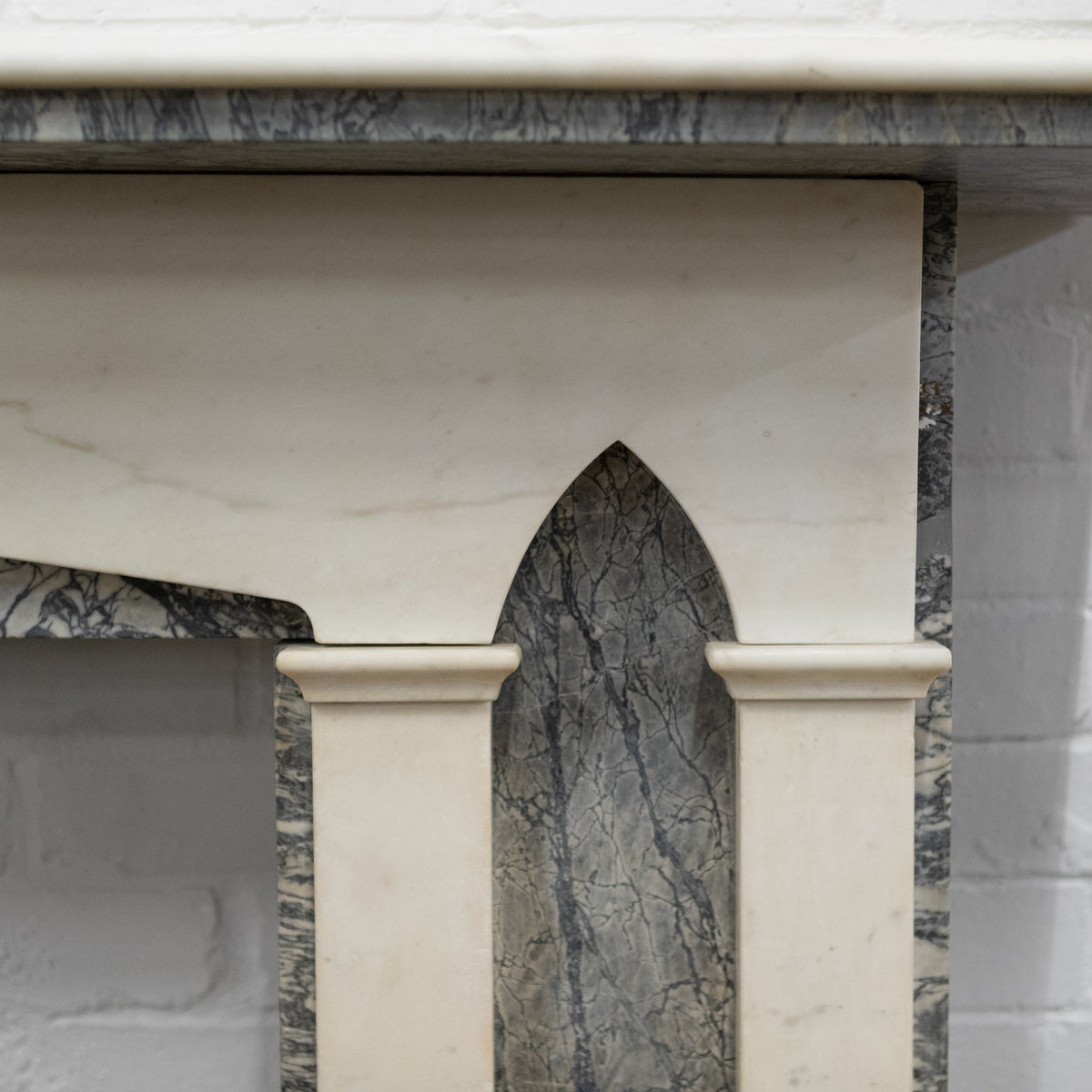 Antique English Regency Marble Fireplace Surround | Gothic | The Architectural Forum