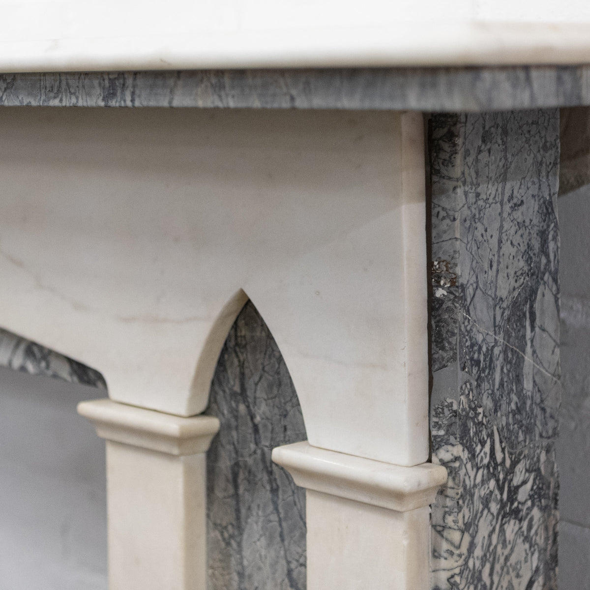Antique English Regency Marble Fireplace Surround | Gothic | The Architectural Forum