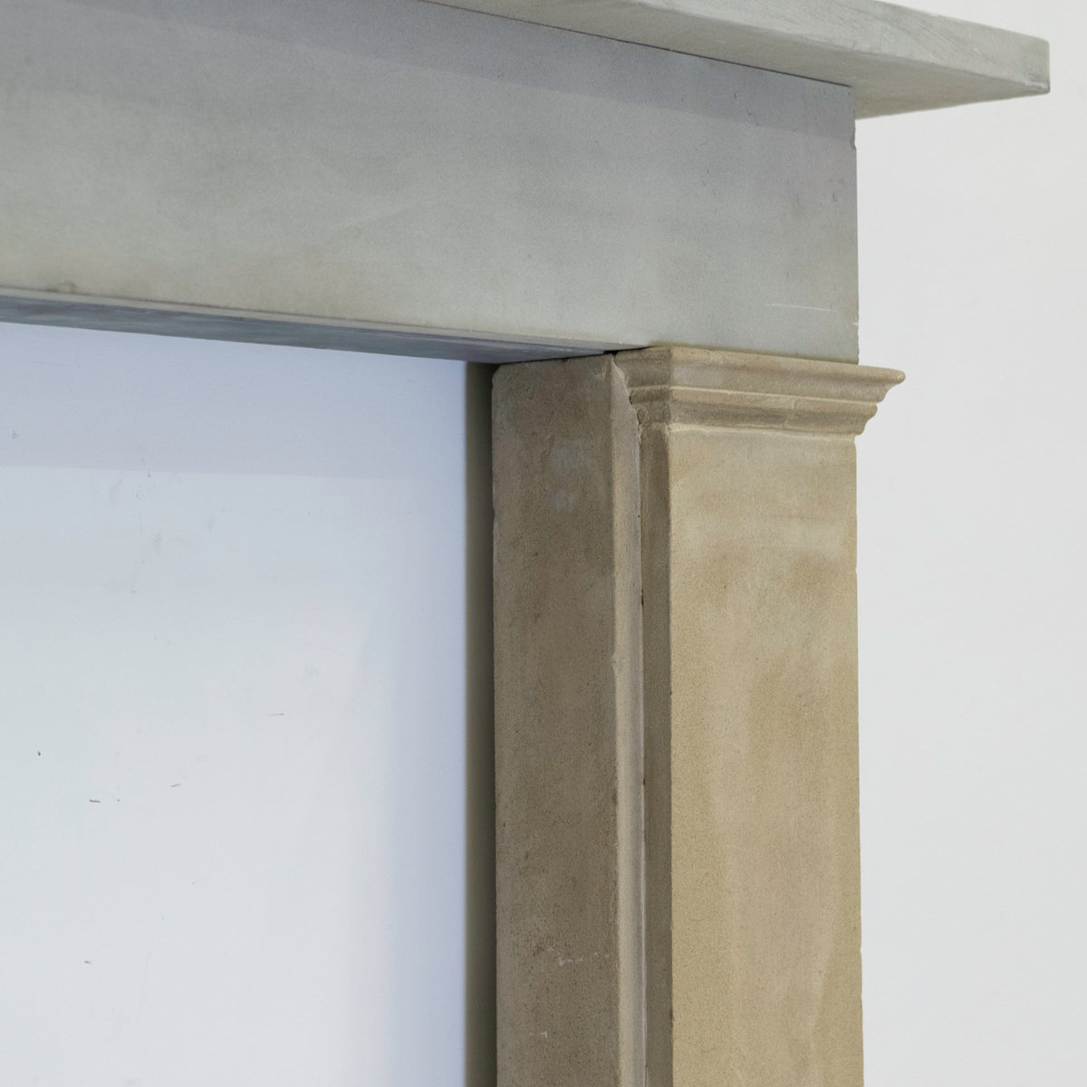 Antique Sandstone Crossover Fireplace Surround | The Architectural Forum