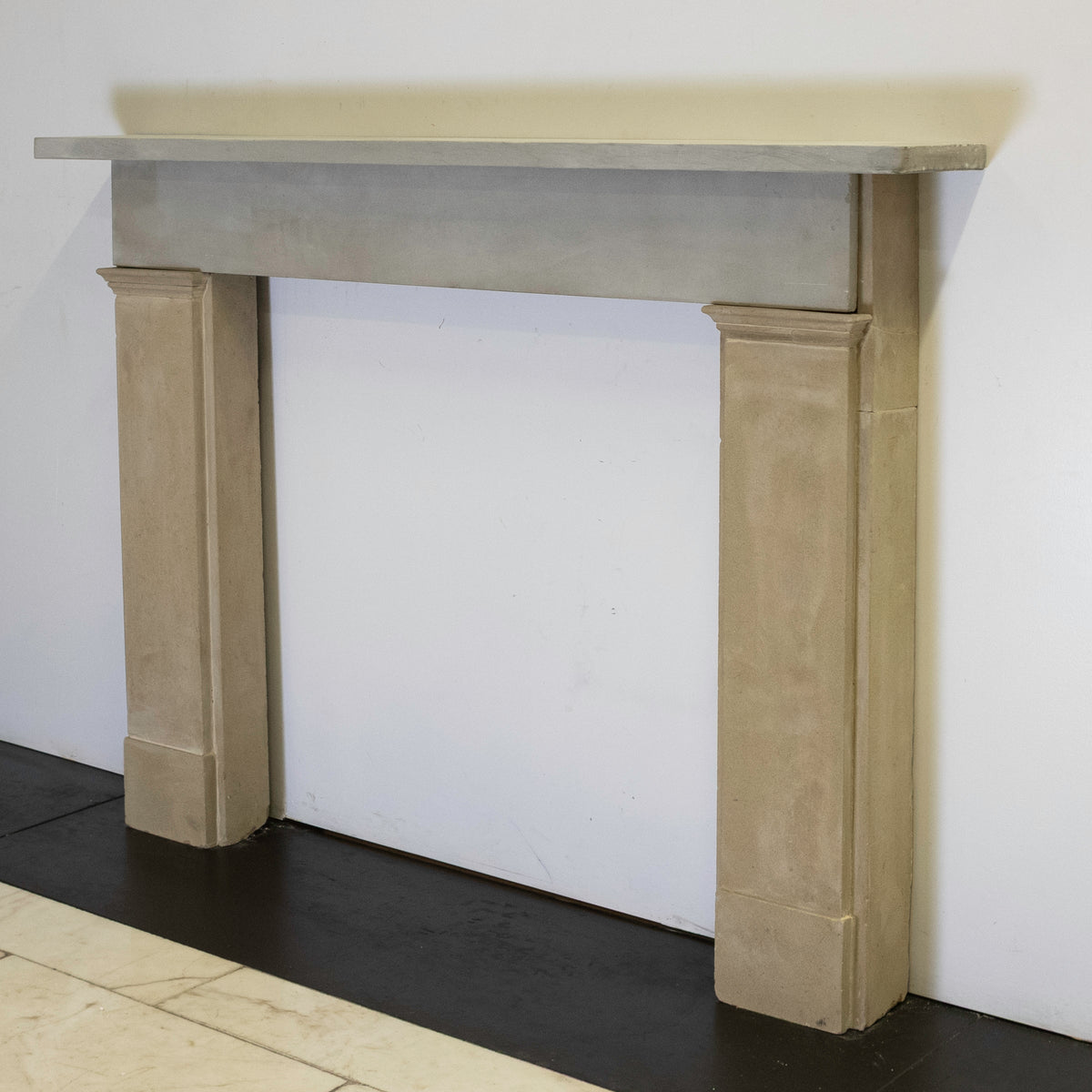 Antique Sandstone Crossover Fireplace Surround | The Architectural Forum