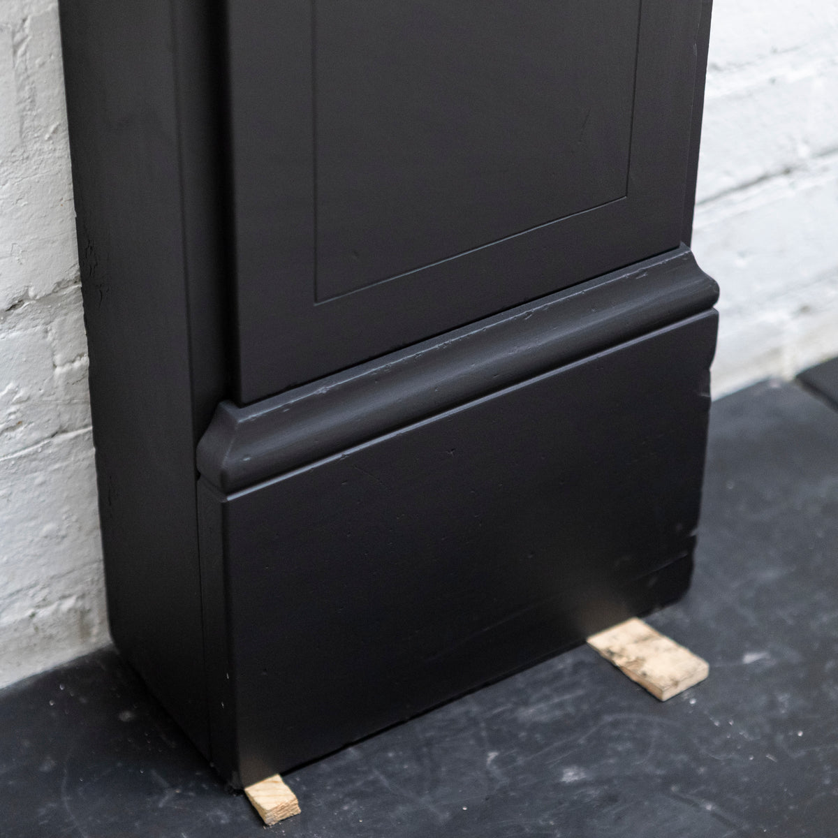 Large Antique Victorian Slate Fireplace Surround With Corbels | The Architectural Forum