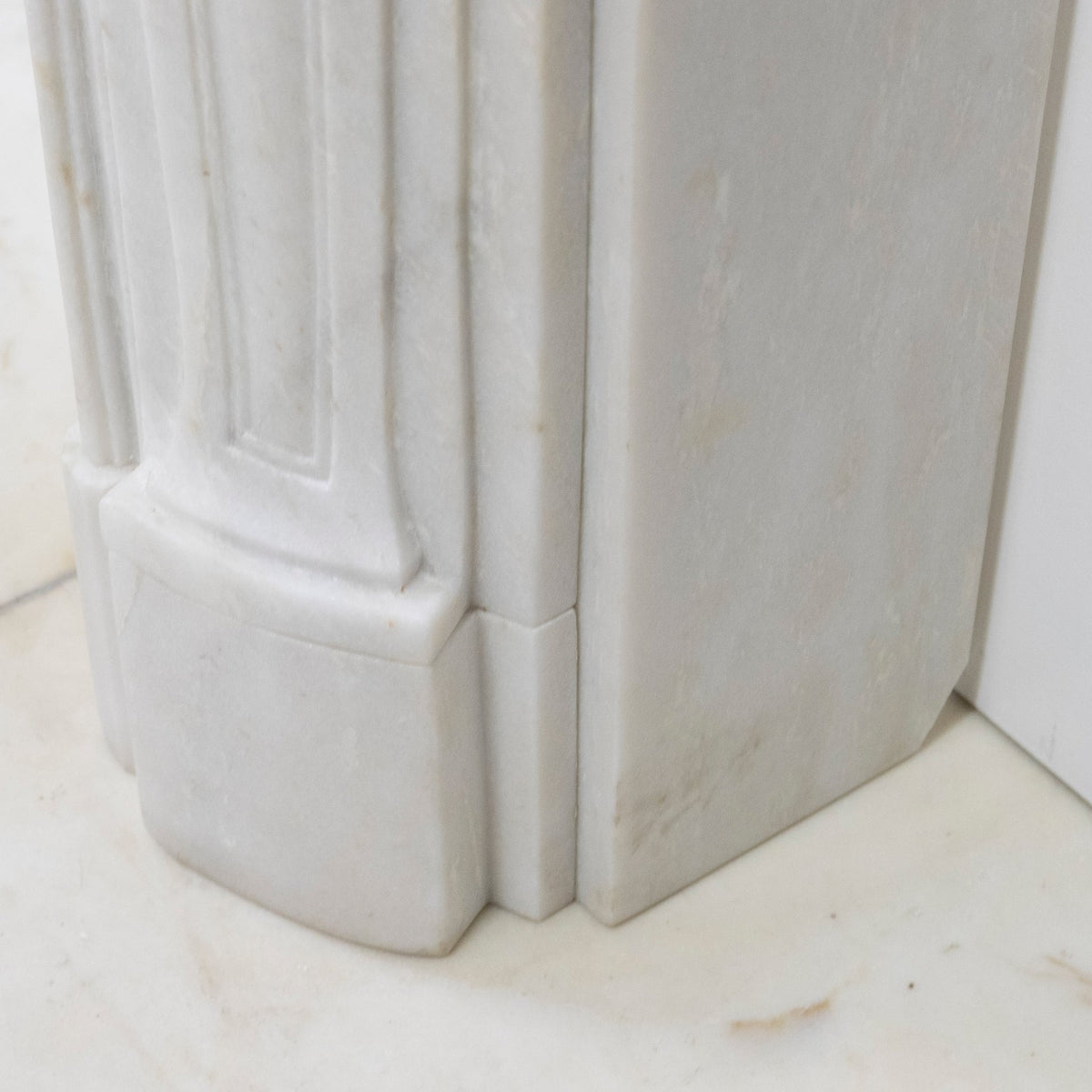Antique Louis XV French Style Statuary Marble Fireplace | The Architectural Forum